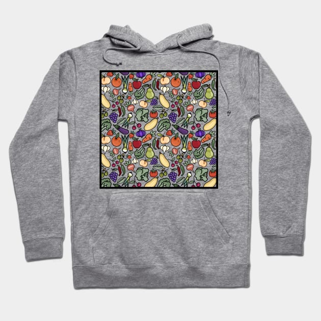 Salad Bowl of the World Hoodie by Slightly Unhinged